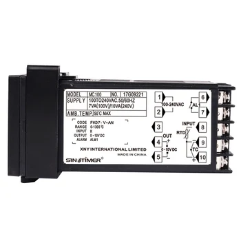 220V AC PID Digital Termostat Controler de Temperatura K/J/Intrare PT100, Tensiune DC 0-10V Ieșire